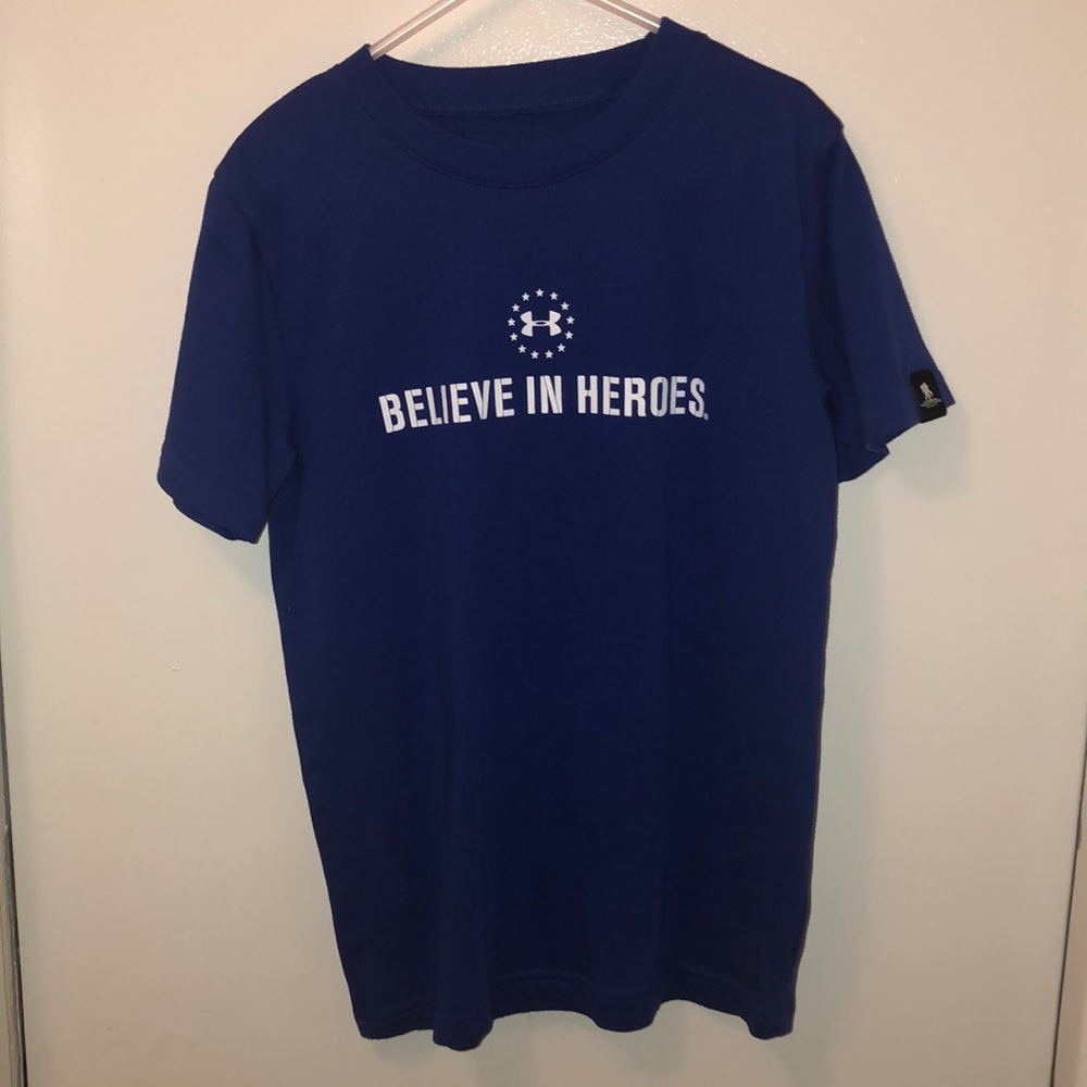 Under Armor boys blue shirt